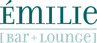 The logo for Émilie Bar + Lounge