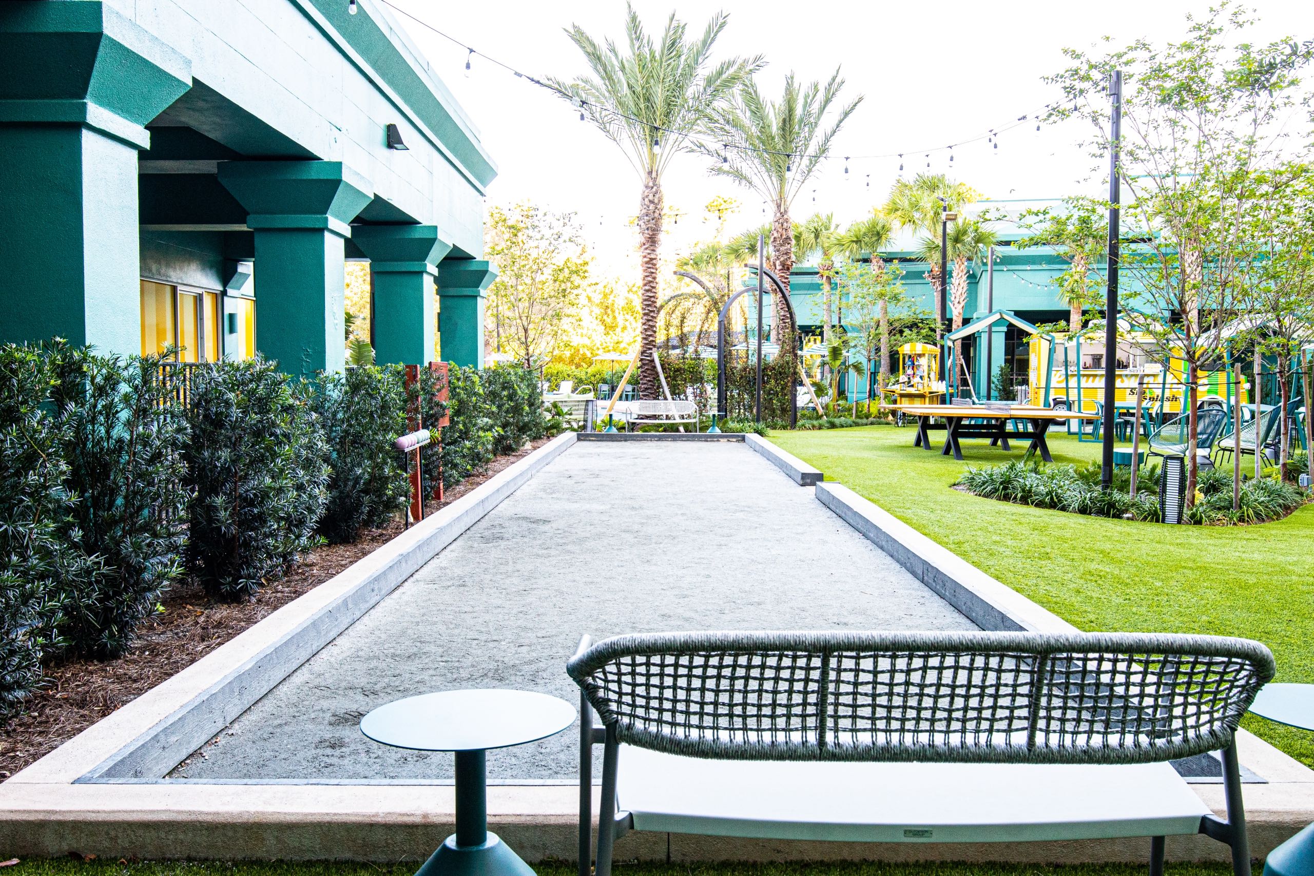 Outdoor sitting area