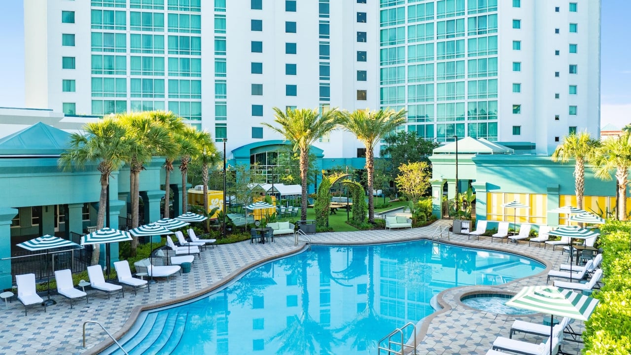 Pool area