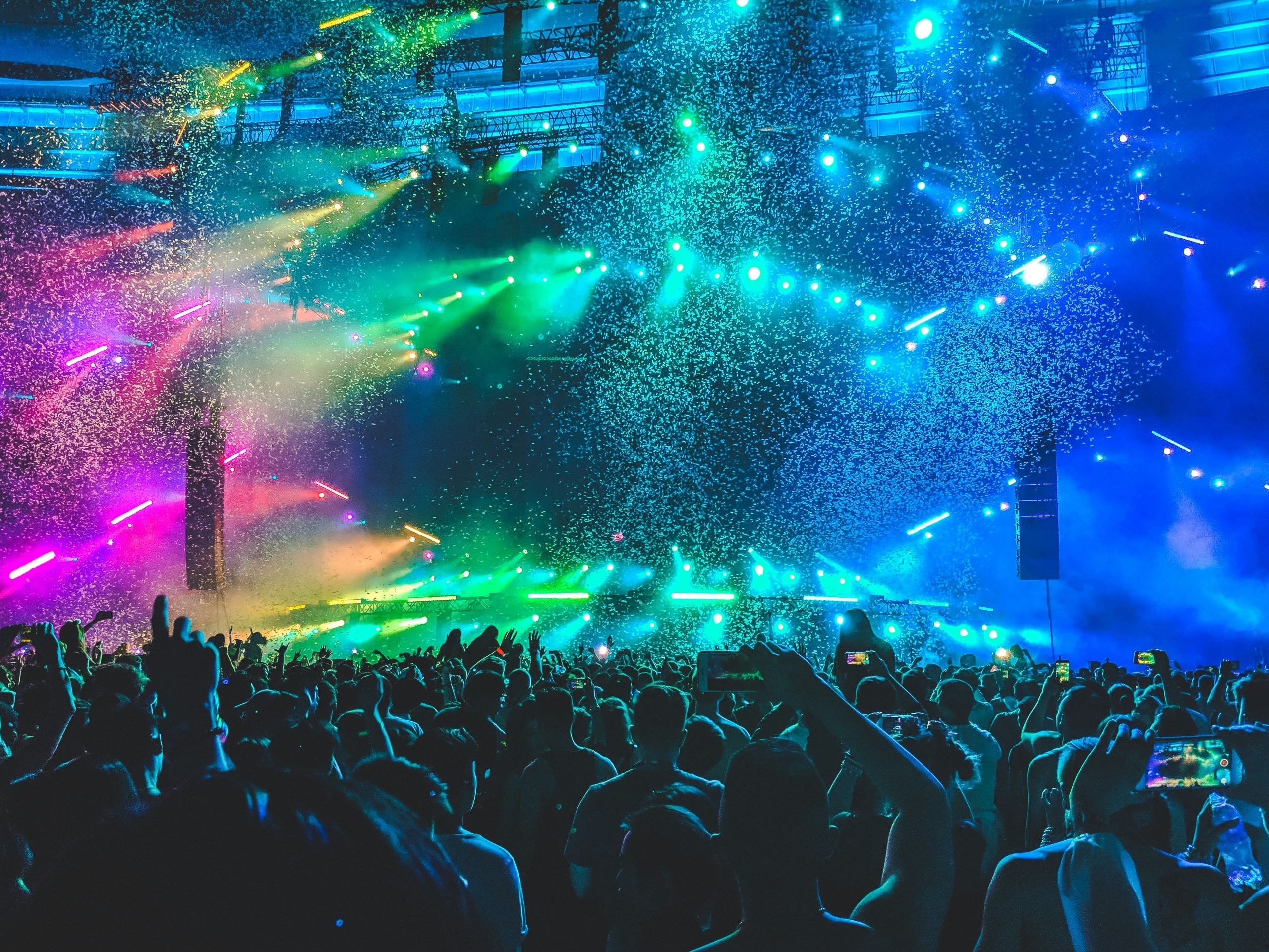 A nightclub hosting an event