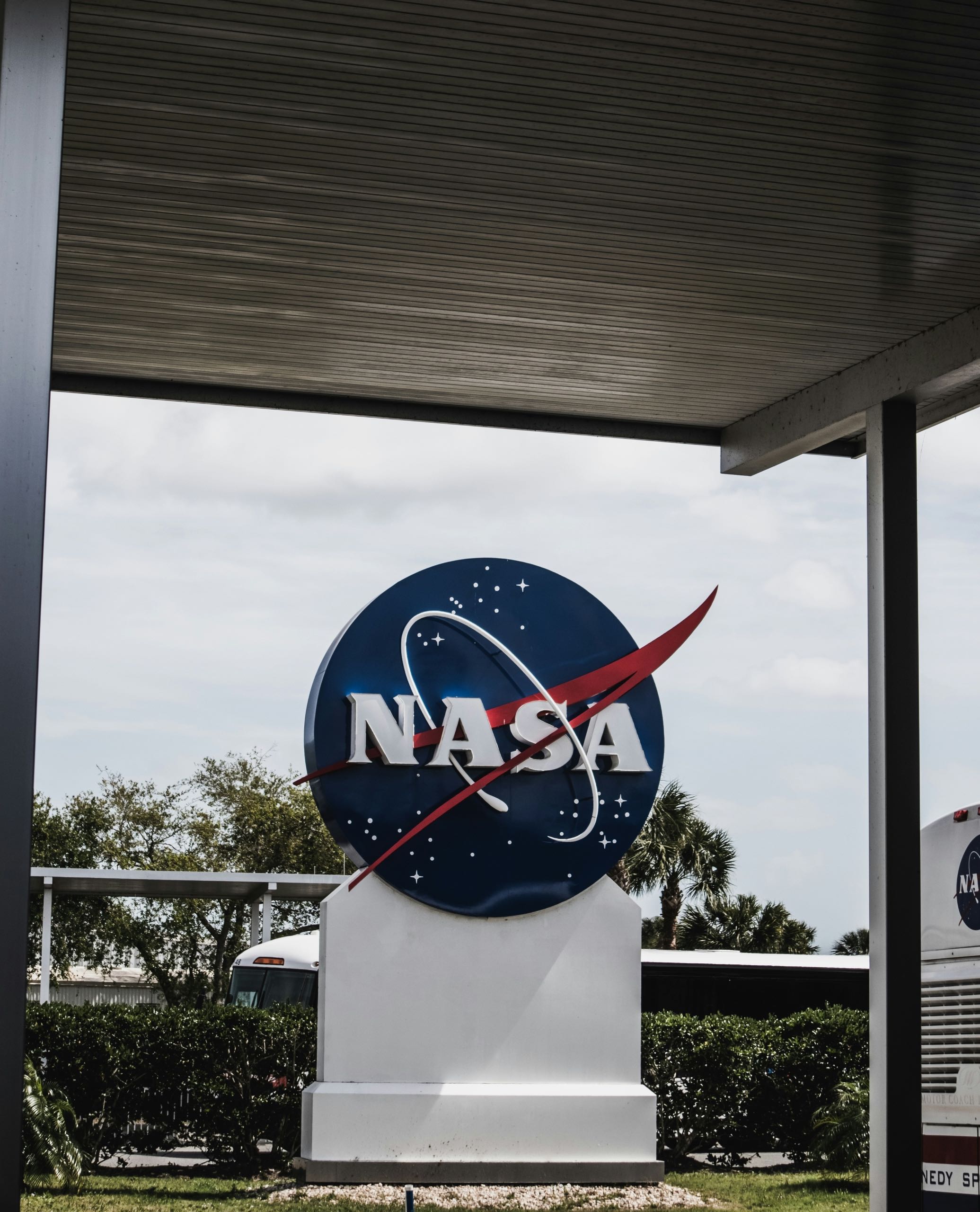 The NASA sign